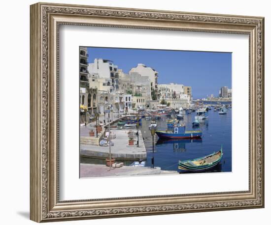 St Julians Bay, Malta-Peter Thompson-Framed Photographic Print