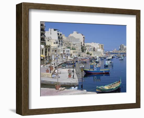 St Julians Bay, Malta-Peter Thompson-Framed Photographic Print