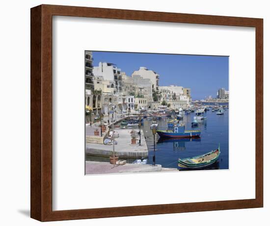 St Julians Bay, Malta-Peter Thompson-Framed Photographic Print