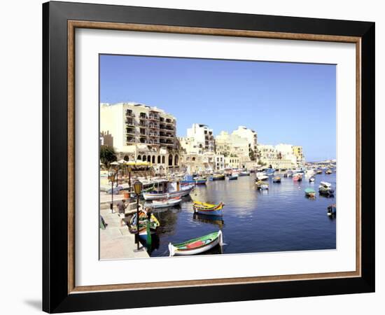 St Julians Bay, Malta-Peter Thompson-Framed Photographic Print