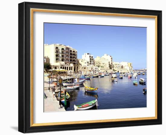 St Julians Bay, Malta-Peter Thompson-Framed Photographic Print