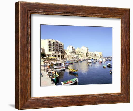 St Julians Bay, Malta-Peter Thompson-Framed Photographic Print