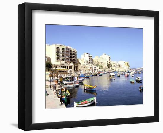 St Julians Bay, Malta-Peter Thompson-Framed Photographic Print