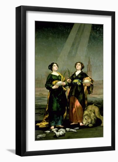 St. Justina and St. Rufina, 1817-Francisco de Goya-Framed Giclee Print