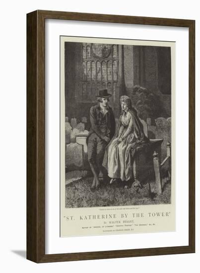 St Katherine by the Tower-Charles Green-Framed Giclee Print