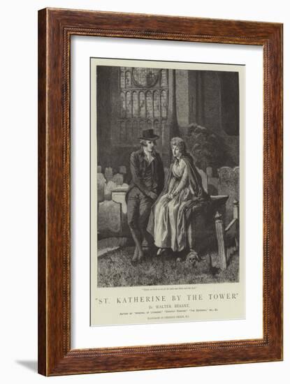 St Katherine by the Tower-Charles Green-Framed Giclee Print