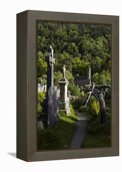 St Kevin's Church (Sometimes Called St Kevin's Kitchen), Glendalough, County Wicklow, Ireland-null-Framed Premier Image Canvas