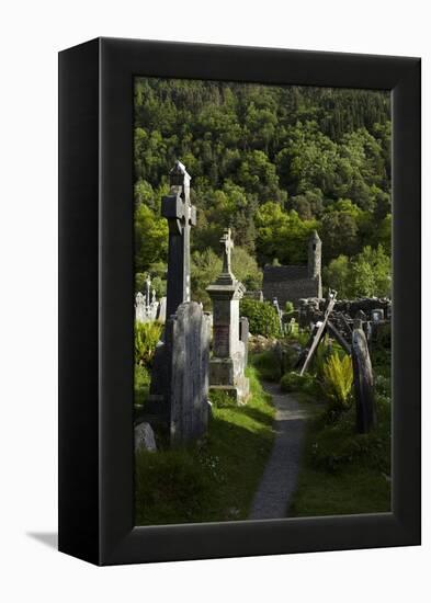 St Kevin's Church (Sometimes Called St Kevin's Kitchen), Glendalough, County Wicklow, Ireland-null-Framed Premier Image Canvas