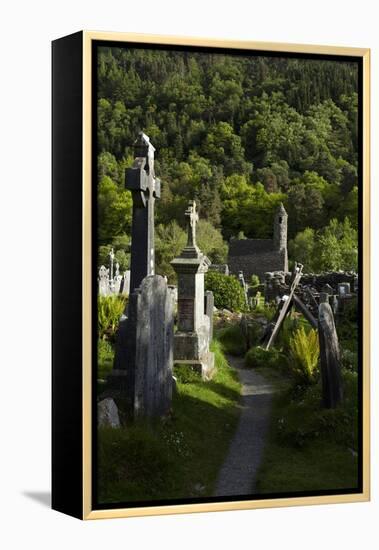 St Kevin's Church (Sometimes Called St Kevin's Kitchen), Glendalough, County Wicklow, Ireland-null-Framed Premier Image Canvas