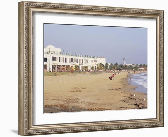 St. Kilda Baths at Beach, St. Kilda, Melbourne, Victoria, Australia-Richard Nebesky-Framed Photographic Print