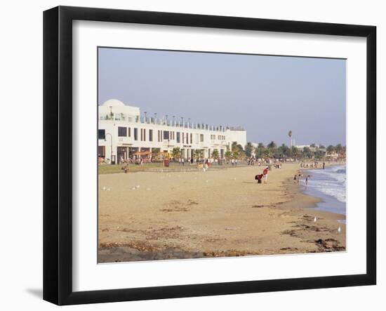 St. Kilda Baths at Beach, St. Kilda, Melbourne, Victoria, Australia-Richard Nebesky-Framed Photographic Print