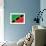 St. Kitts And Nevis Flag Design with Wood Patterning - Flags of the World Series-Philippe Hugonnard-Framed Art Print displayed on a wall