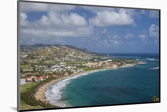 St. Kitts and Nevis, St. Kitts. Frigate Bay of the South Peninsula from Sir Timothy's Hill, morning-Walter Bibikow-Mounted Photographic Print