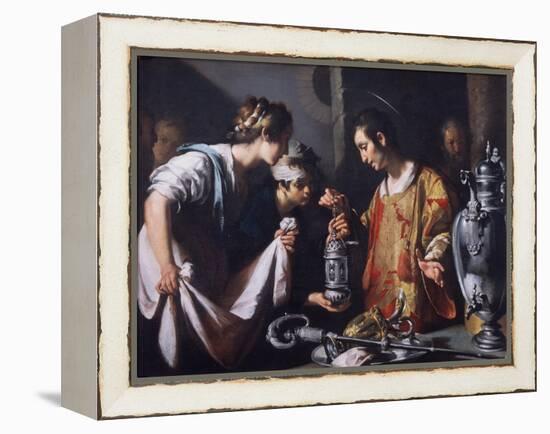St. Lawrence Distributing the Riches of the Church, C.1625-Bernardo Strozzi-Framed Premier Image Canvas