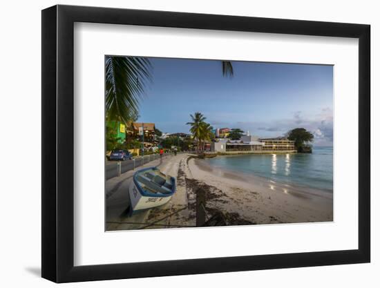 St. Lawrence Gap at dusk, Christ Church, Barbados, West Indies, Caribbean, Central America-Frank Fell-Framed Photographic Print