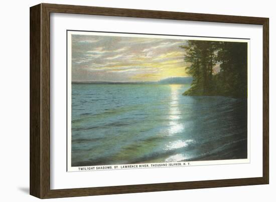St. Lawrence River, Thousand Islands, New York-null-Framed Art Print