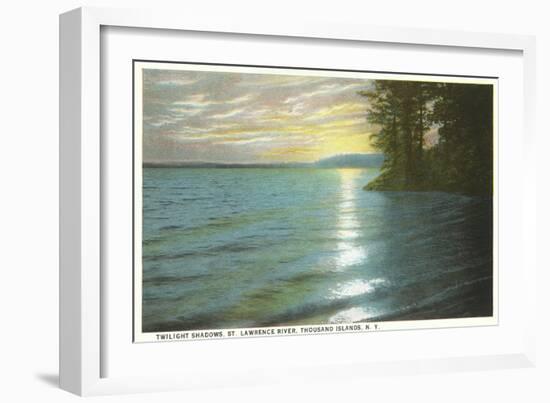 St. Lawrence River, Thousand Islands, New York-null-Framed Art Print