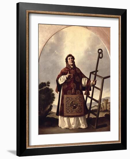 St. Lawrence-Francisco de Zurbarán-Framed Giclee Print