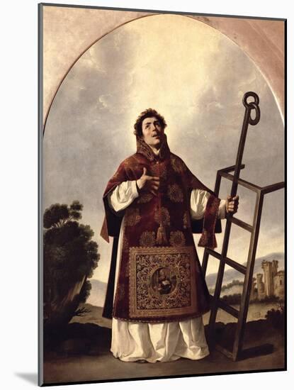 St. Lawrence-Francisco de Zurbarán-Mounted Giclee Print