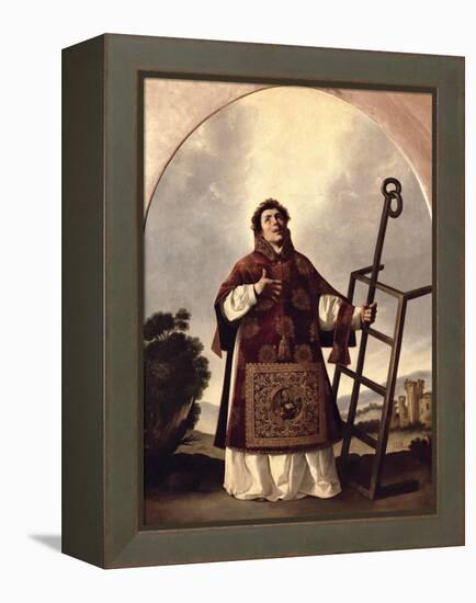 St. Lawrence-Francisco de Zurbarán-Framed Premier Image Canvas