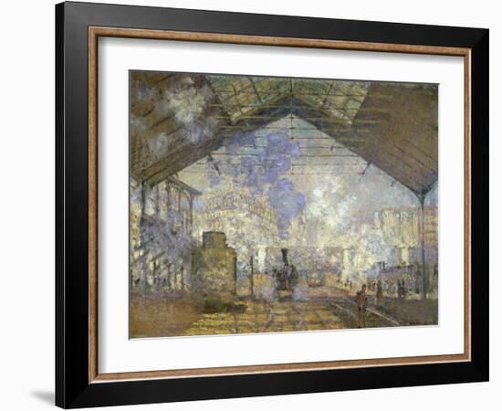 St. Lazare Station-Claude Monet-Framed Giclee Print