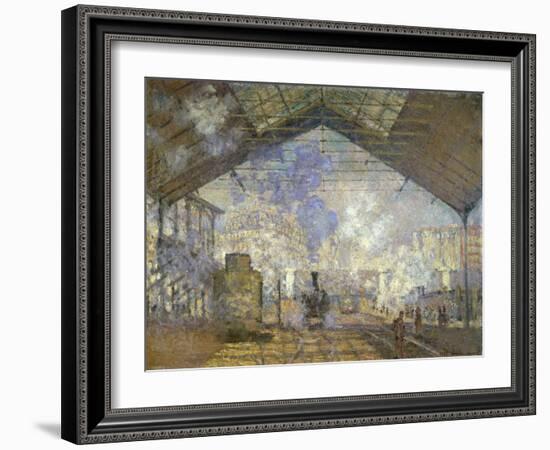 St. Lazare Station-Claude Monet-Framed Giclee Print