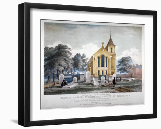 St Leonard's Church, Bromley-By-Bow, London, C1860-H Jones-Framed Giclee Print