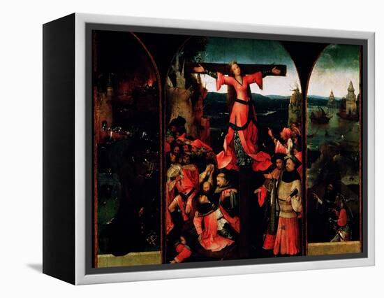 St. Liberata Triptych-Hieronymus Bosch-Framed Premier Image Canvas