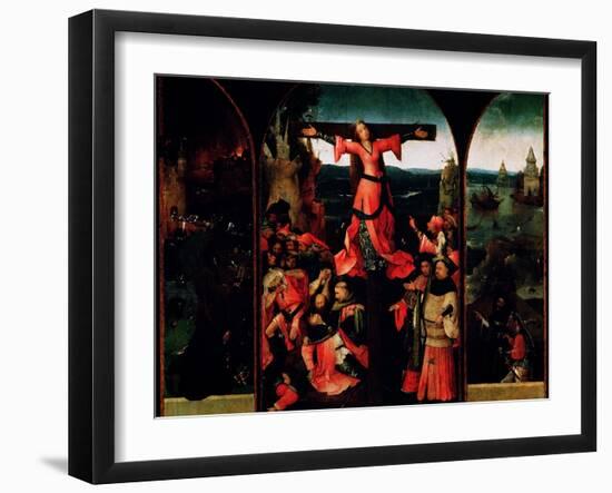 St. Liberata Triptych-Hieronymus Bosch-Framed Giclee Print