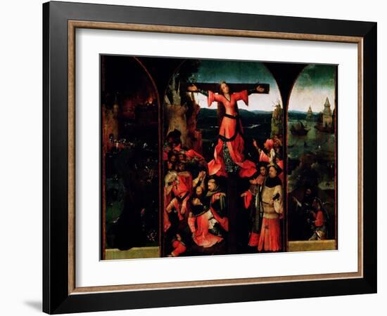 St. Liberata Triptych-Hieronymus Bosch-Framed Giclee Print