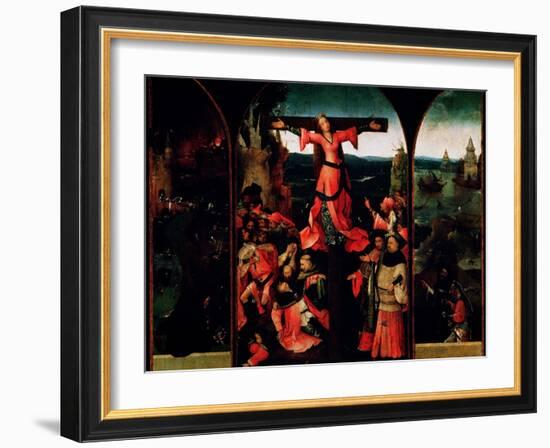 St. Liberata Triptych-Hieronymus Bosch-Framed Giclee Print