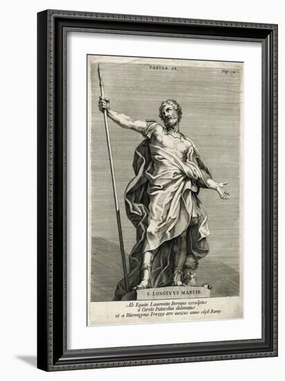 St Longinus, Martyr, 1696-H Frezza-Framed Art Print