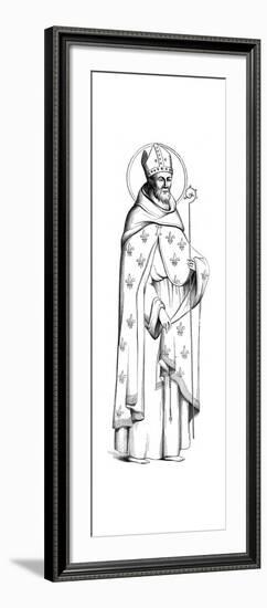 St Louis (1274-129), Bishop of Toulouse, 1849-null-Framed Giclee Print