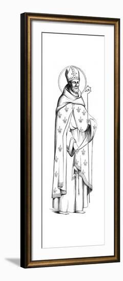 St Louis (1274-129), Bishop of Toulouse, 1849-null-Framed Giclee Print