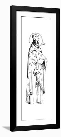 St Louis (1274-129), Bishop of Toulouse, 1849-null-Framed Giclee Print