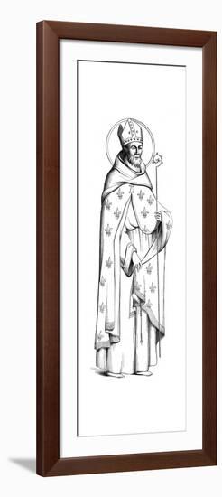 St Louis (1274-129), Bishop of Toulouse, 1849-null-Framed Giclee Print