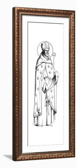 St Louis (1274-129), Bishop of Toulouse, 1849-null-Framed Giclee Print