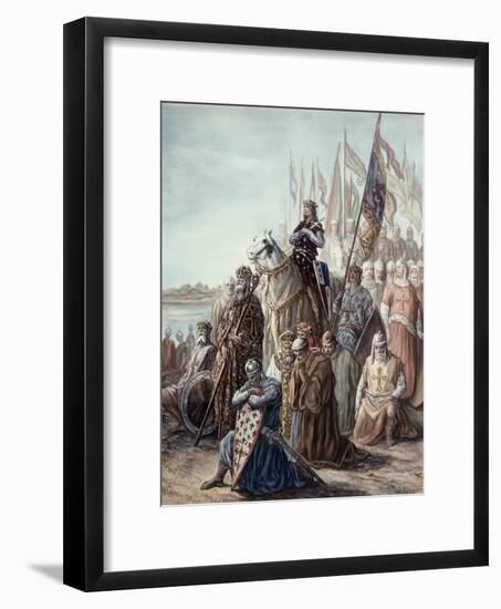 St. Louis Before Damietta, Egypt, 6th Crusade-Gustave Doré-Framed Giclee Print