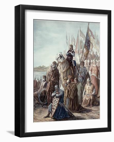 St. Louis Before Damietta, Egypt, 6th Crusade-Gustave Doré-Framed Giclee Print