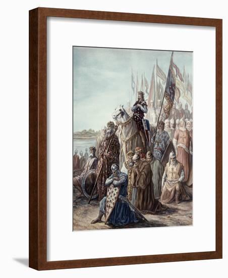 St. Louis Before Damietta, Egypt, 6th Crusade-Gustave Doré-Framed Giclee Print