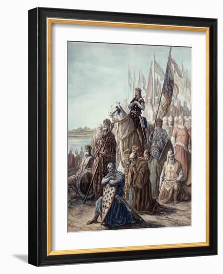 St. Louis Before Damietta, Egypt, 6th Crusade-Gustave Doré-Framed Giclee Print