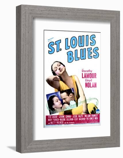 St. Louis Blues - Movie Poster Reproduction-null-Framed Photo