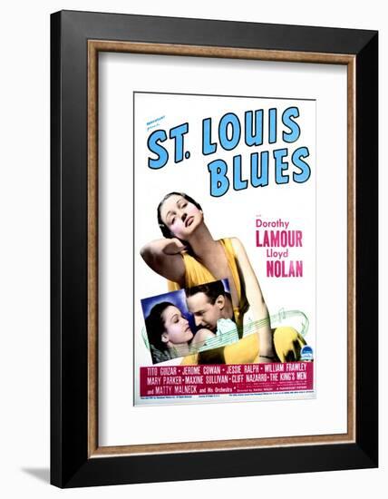 St. Louis Blues - Movie Poster Reproduction-null-Framed Photo