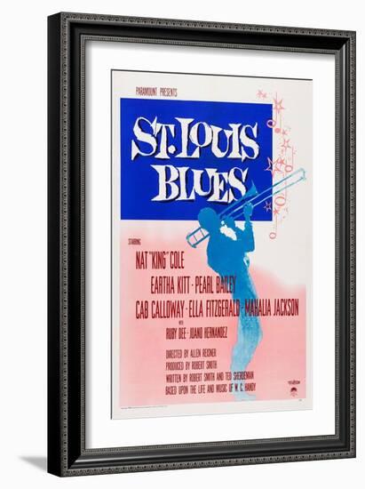 St. Louis Blues-null-Framed Art Print