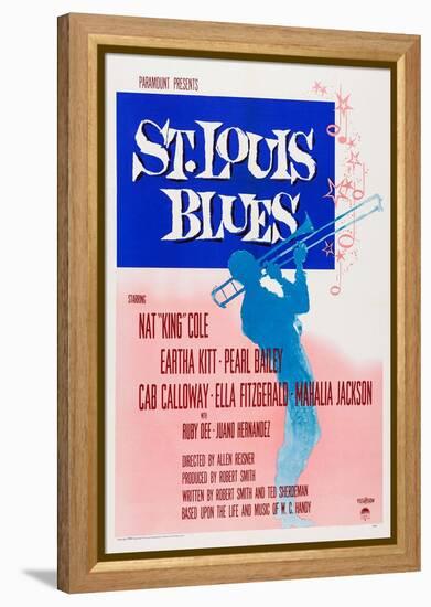 St. Louis Blues-null-Framed Stretched Canvas