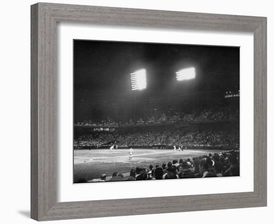 St. Louis Browns Game-Peter Stackpole-Framed Photographic Print