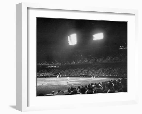 St. Louis Browns Game-Peter Stackpole-Framed Photographic Print