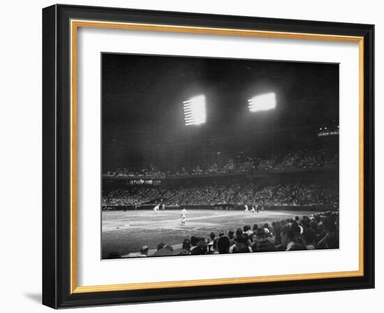 St. Louis Browns Game-Peter Stackpole-Framed Photographic Print