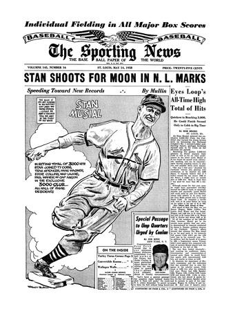 St Louis Cardinals All Star Stan Musial May 14 1958 Photo By Art Com