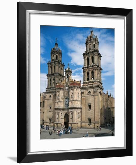 St. Louis Cathedral, Baroque Colonial Style, San Louis Potosi, Mexico-null-Framed Giclee Print